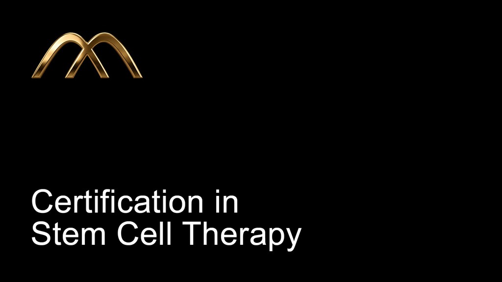 Course card for Certification in Stem Cell Therapy